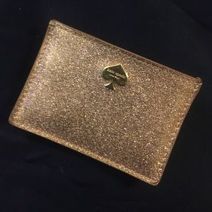Kate spade card wallet glitter bug
