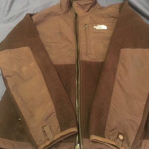 Women's brown North Face Denali Fleece jacket
