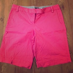 J. crew pink city fit shorts great condition