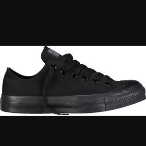 All Black Converse