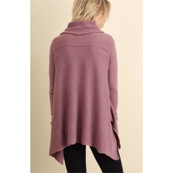 🆕Seline Cowl Neck Sweater in Mauve - Picture 2 of 2