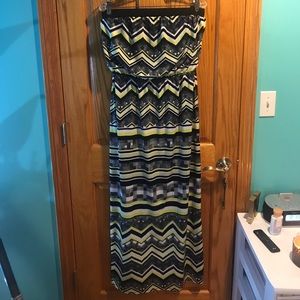 Aztec maxi dress