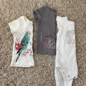 Three baby Gap T-shirt’s