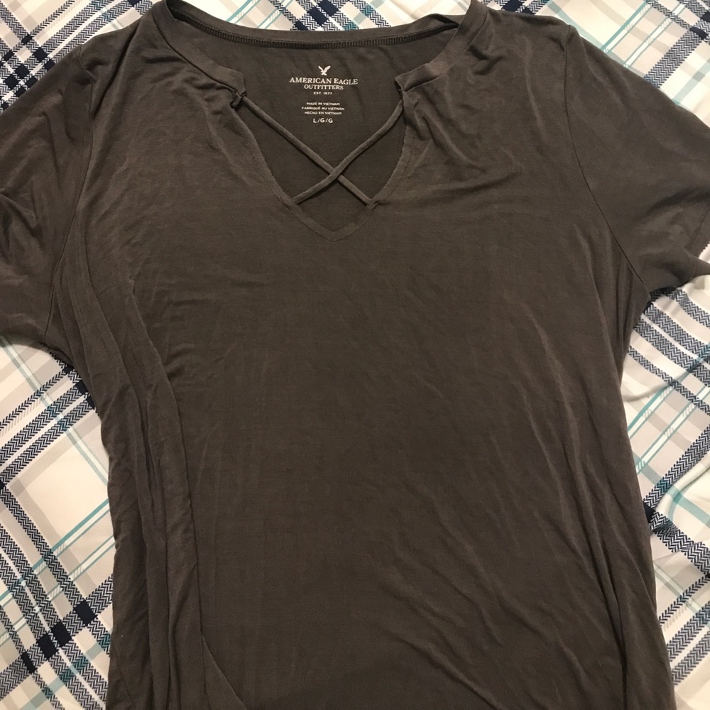 super cute open chested shirt