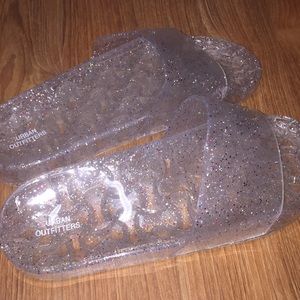 Sparkly Urban Outfitter slides