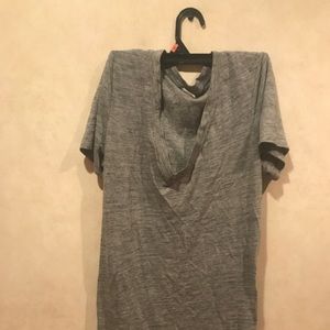 Grey v neck