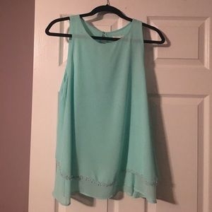 Teal tank top