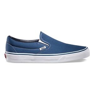 Navy Blue slip on Vans size:9.5