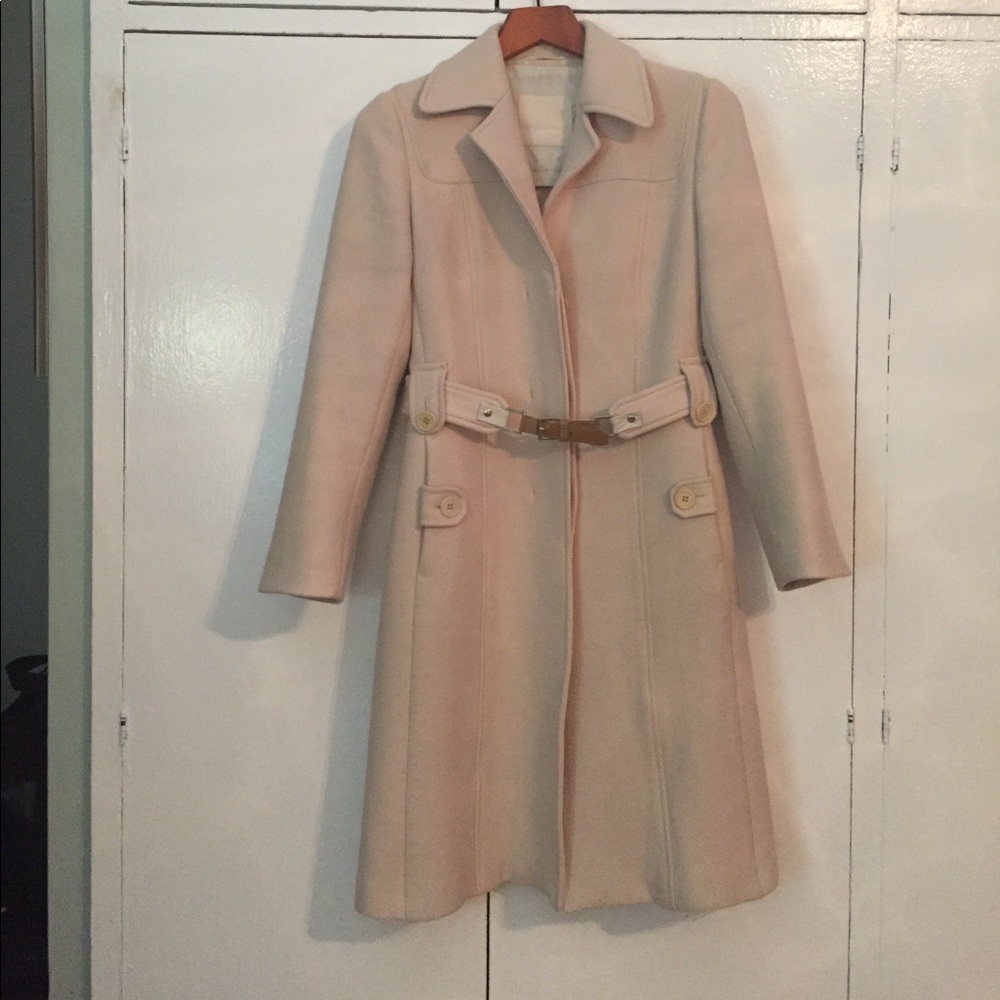 ****Sold****MaxMara cream colored wool coat