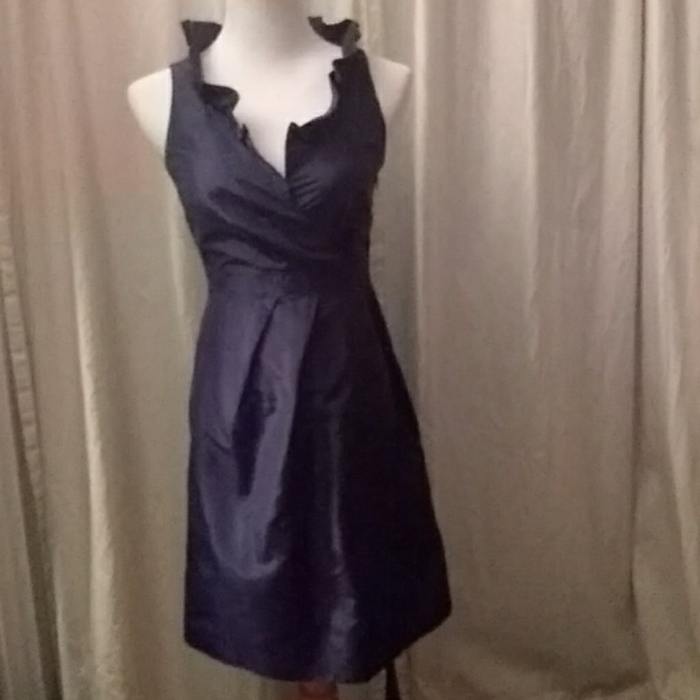 J crew size 4 dark blue dress