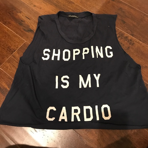 Wildfox shopping is my cardio tank - Picture 1 of 1