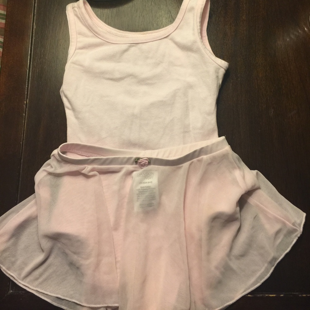 Leotard and ballet skirt