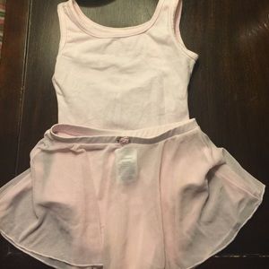 Leotard and ballet skirt