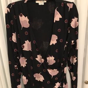 Boden LS wrap top size 12
