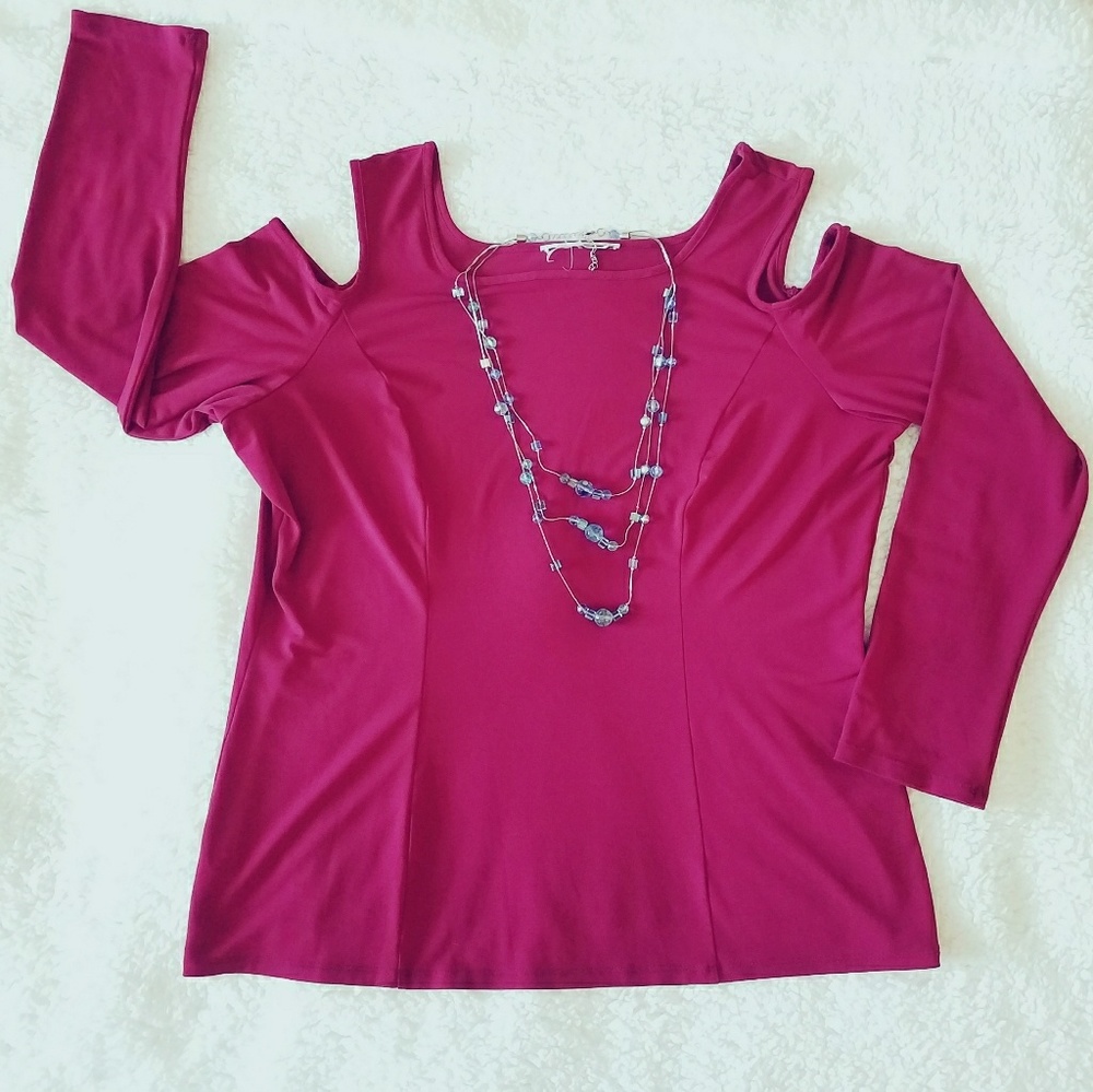 Raspberry color shirt