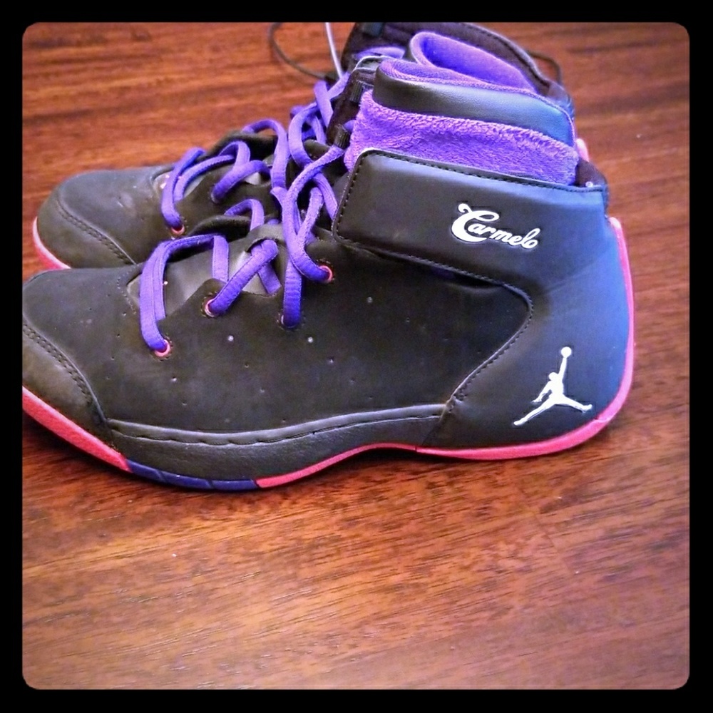 A pair of Jordan Carmelo Anthony's