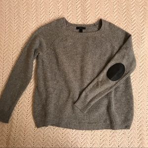 elbow patch sweater