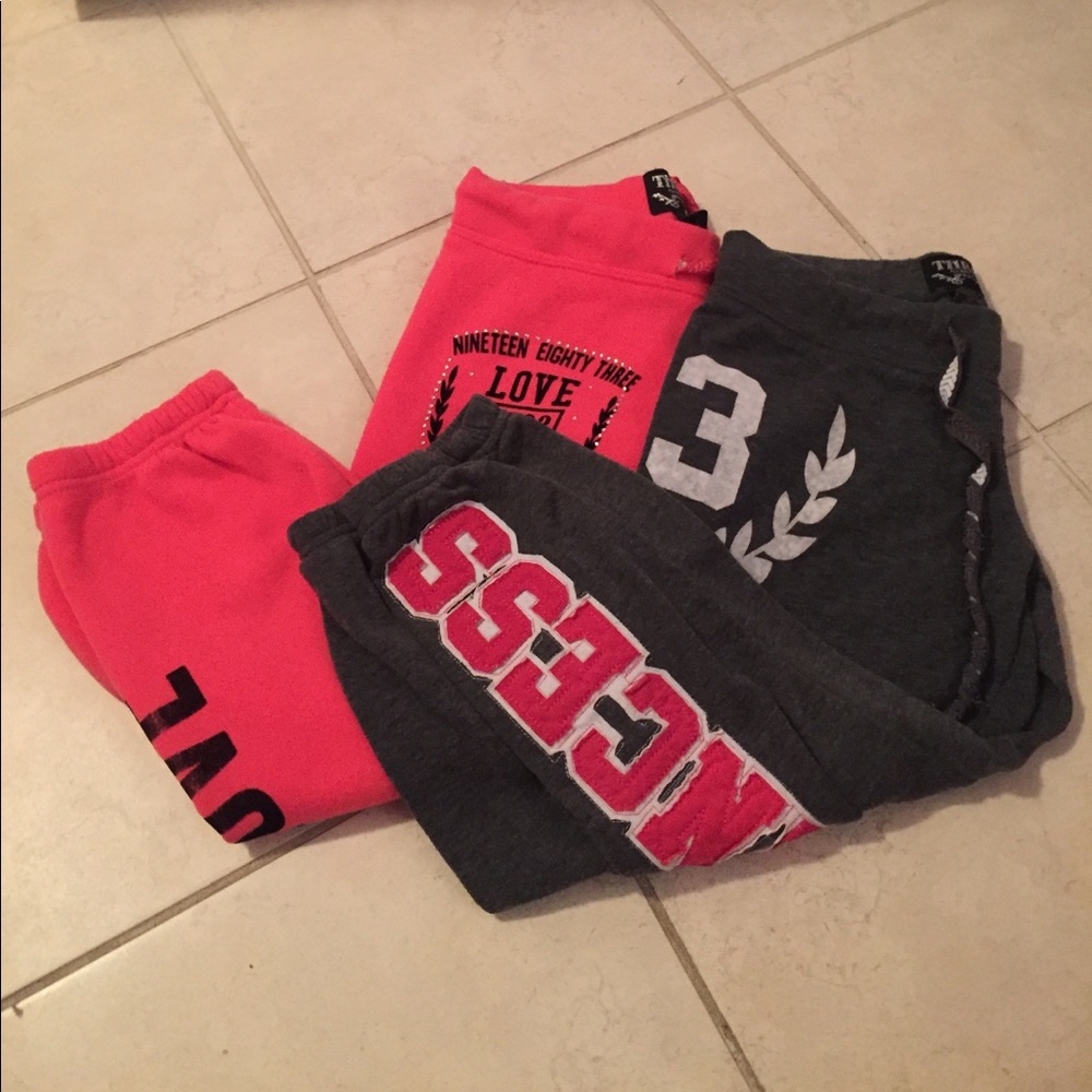 Two sweat pants joggers