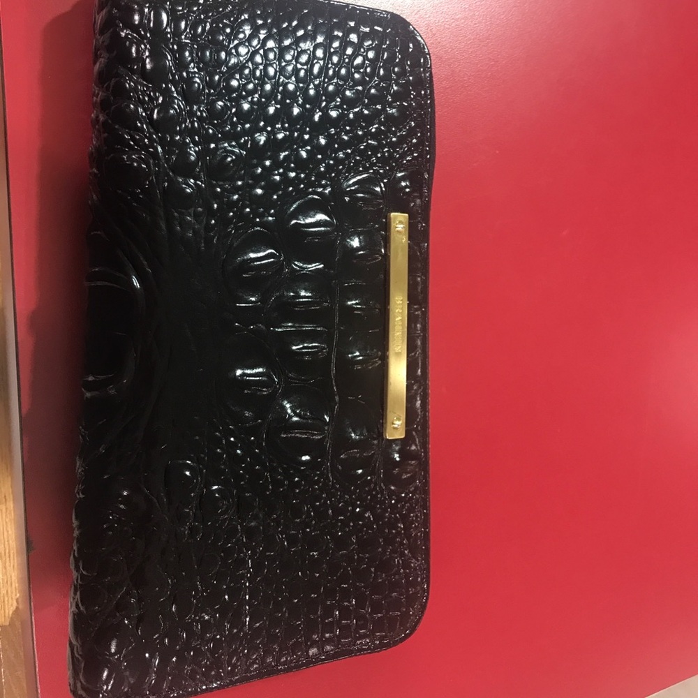 Brahman black leather wallet