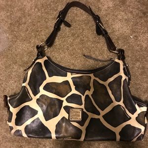 Dooney and Burke Giraffe print purse