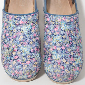 Sanita Vegan Floral Mules Clogs