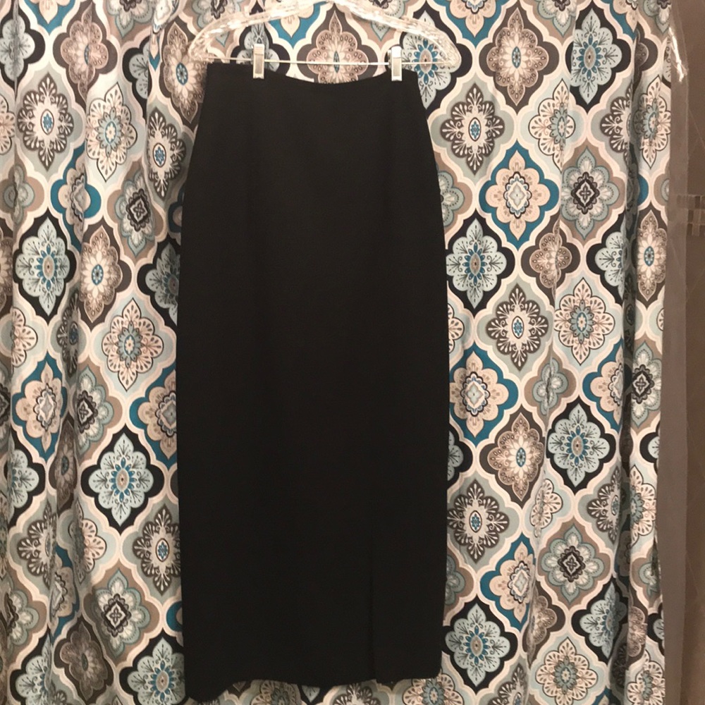 Black long dress skirt
