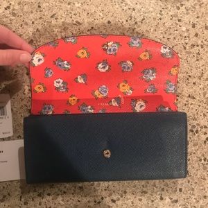 Coach Crossgrain Leather Slim Envelope Wallet