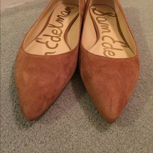 Sam Edelman Camel Suede Flats!
