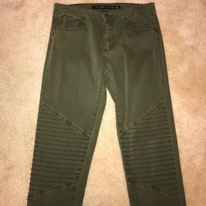 Tinseltown Green Skinny jeans