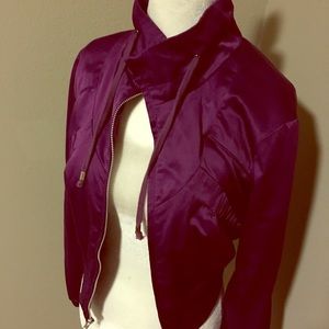 Purple Cropped Jacket