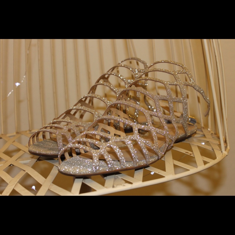 Sparkly strap sandal