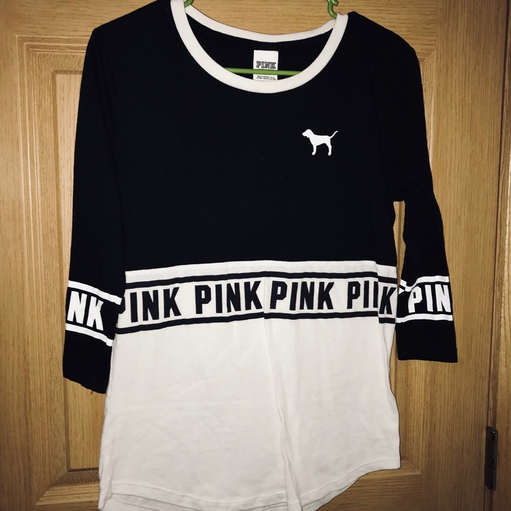 PINK Casual College Tee