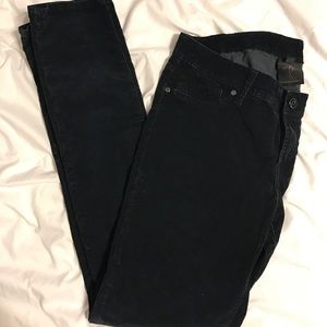 Genetic Denim Navy Corduroy Skinny Jean Size 30