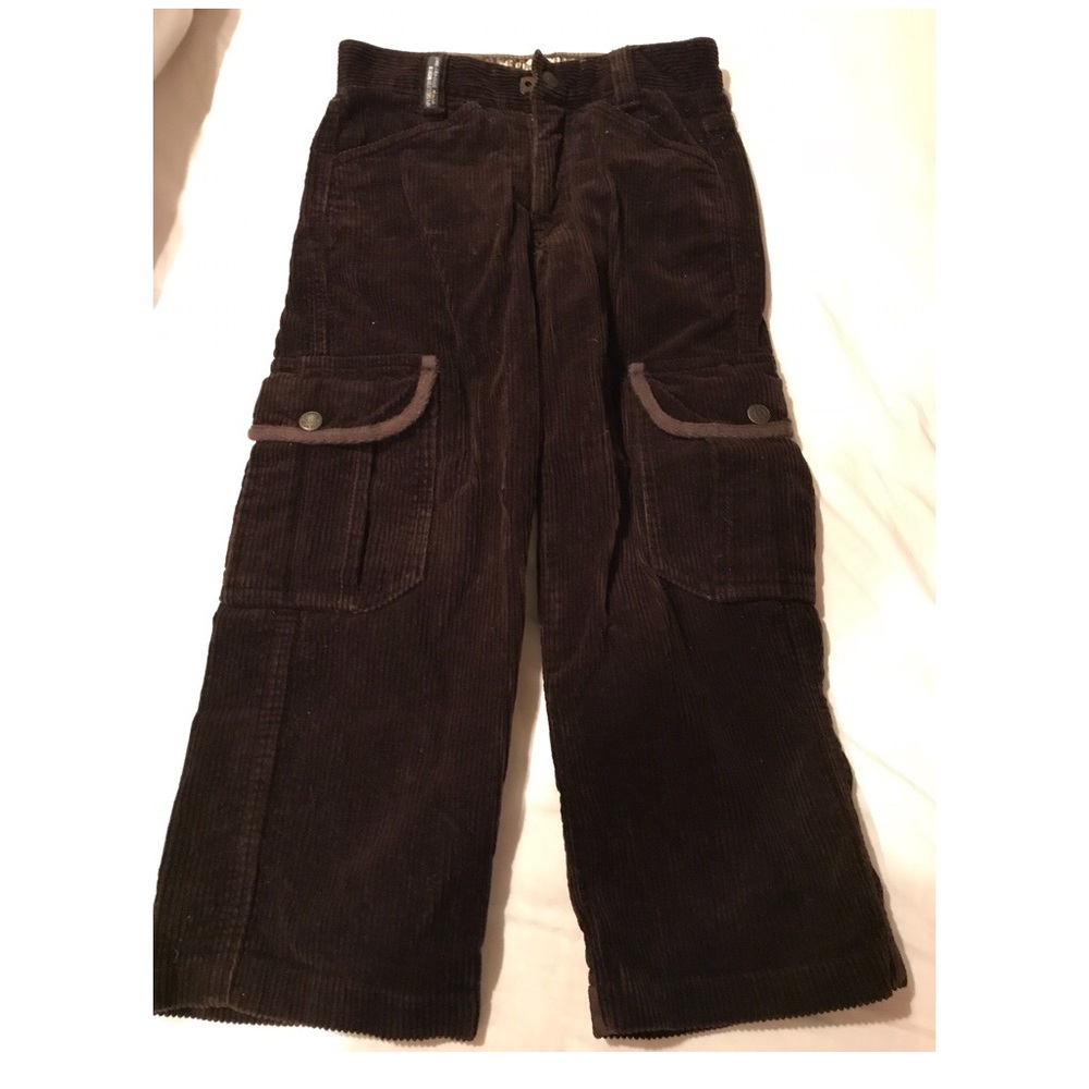 Boys 6 pocket brown cords