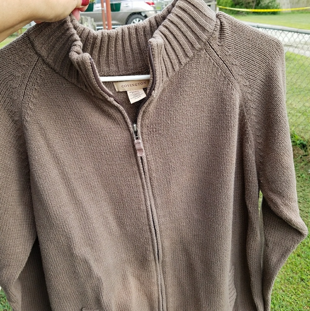 Covington Zip Up Sweater