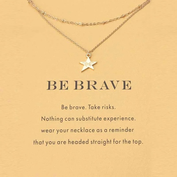 Be Brave ★ Layered Necklace - Picture 3 of 7