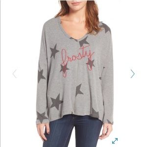 Sundry Frosty Star Pullover