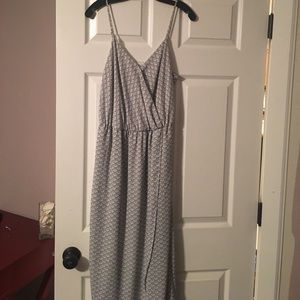 Maxi black and white dress