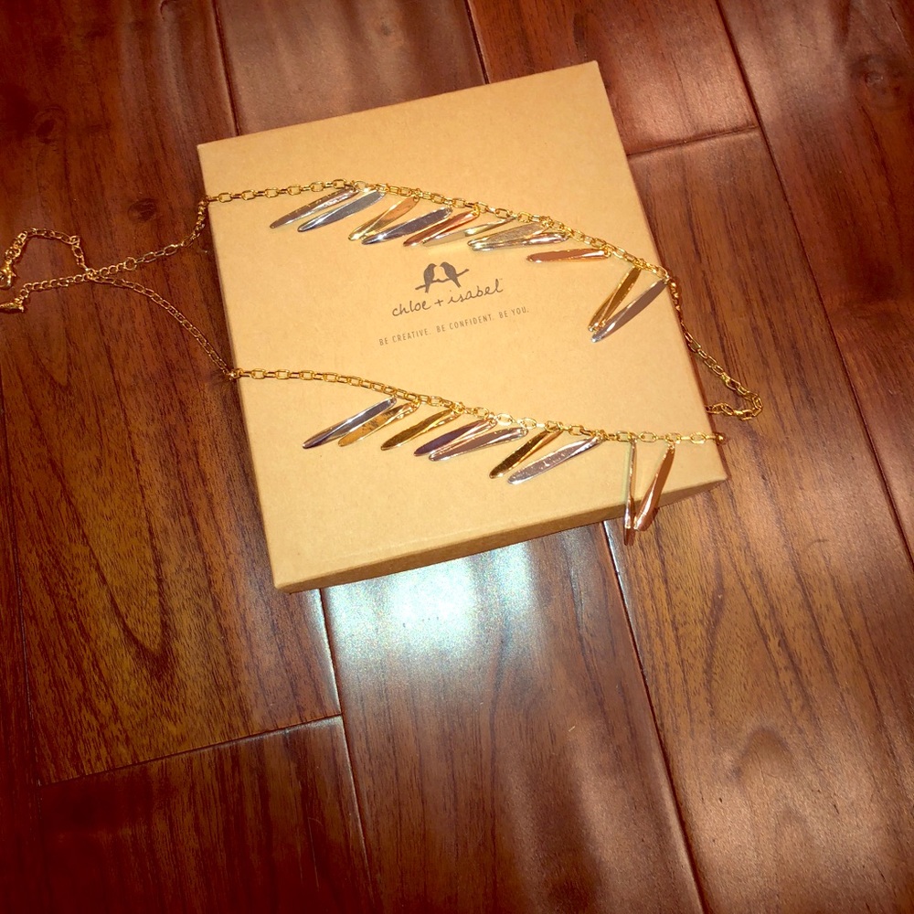 Chloe and Isabel mixed metal necklace.