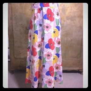 Mid-length Tucker skirt