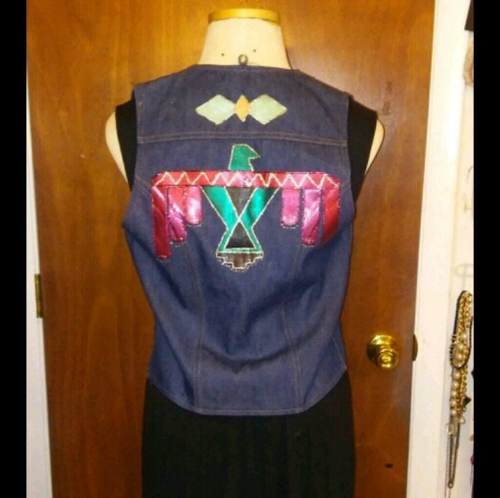 Vintage jean vest
