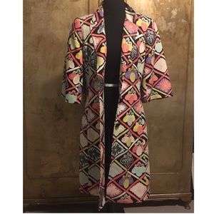 Trina Turk long coat size 2