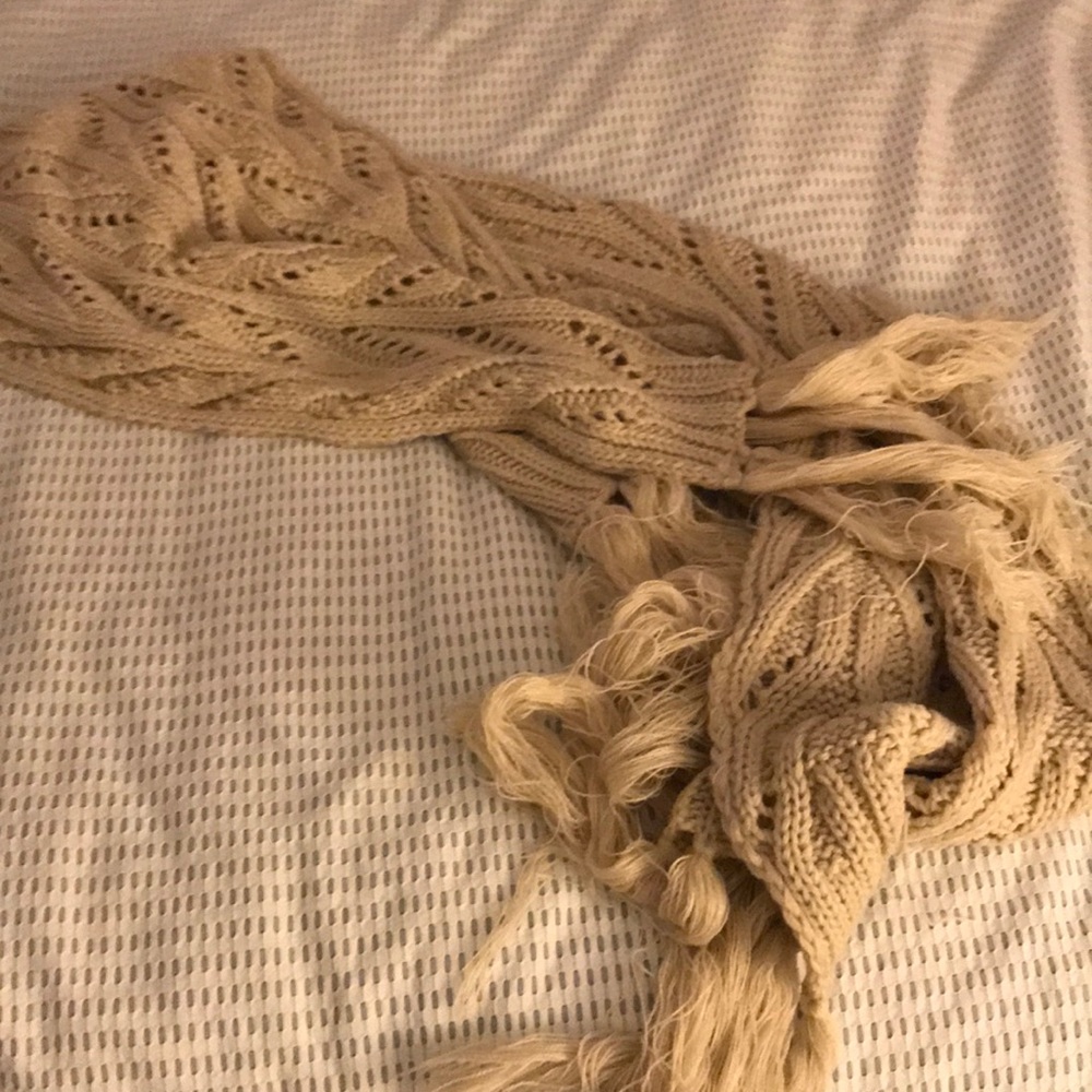 BCBG nude scarf