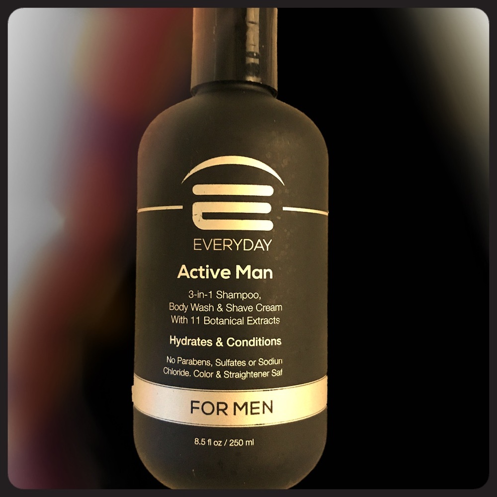 3-N-1 Active Men Shampoo Shave Gel Body Wash