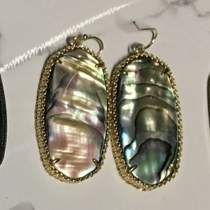 Kendra Scott Abalone shell Danielle earrings