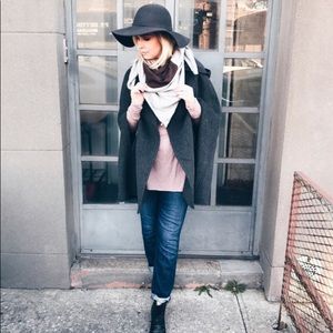 Hooded Lord & Taylor wool blend cape/coat size S