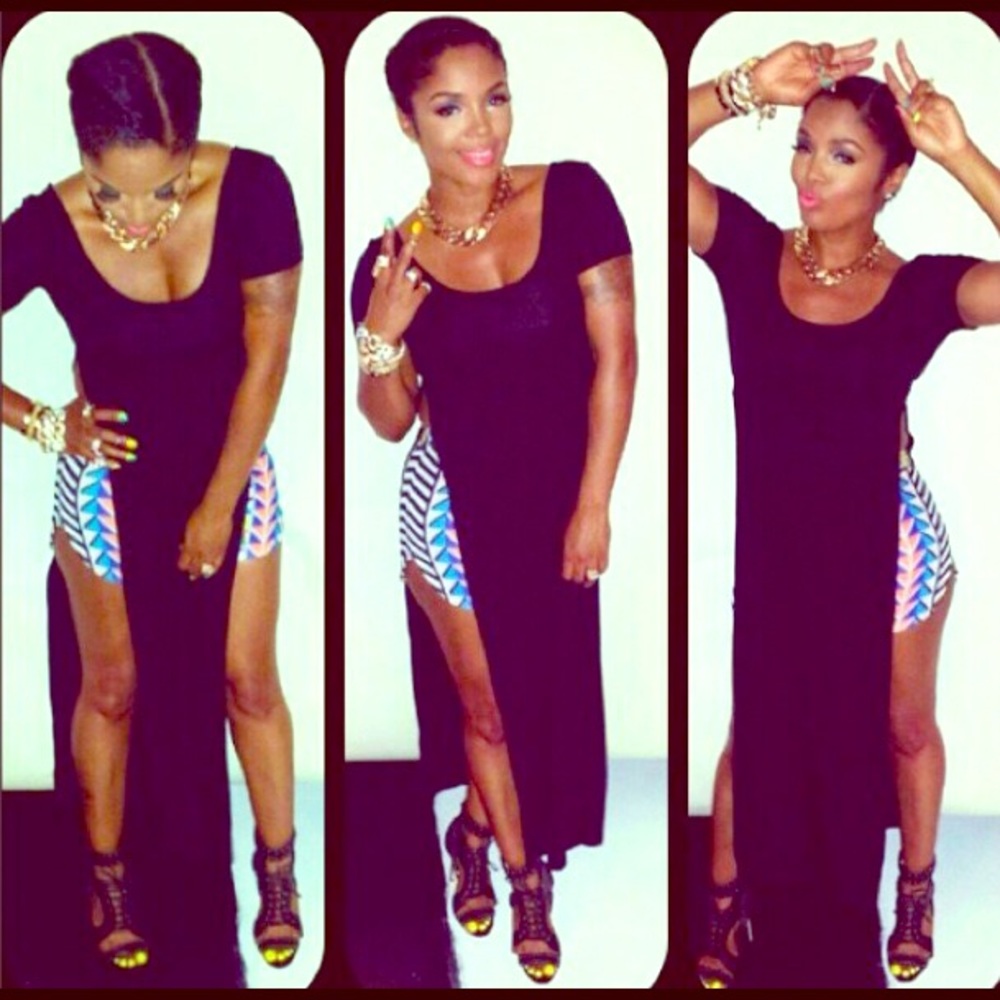 Long Slitted T-shirt/Dress