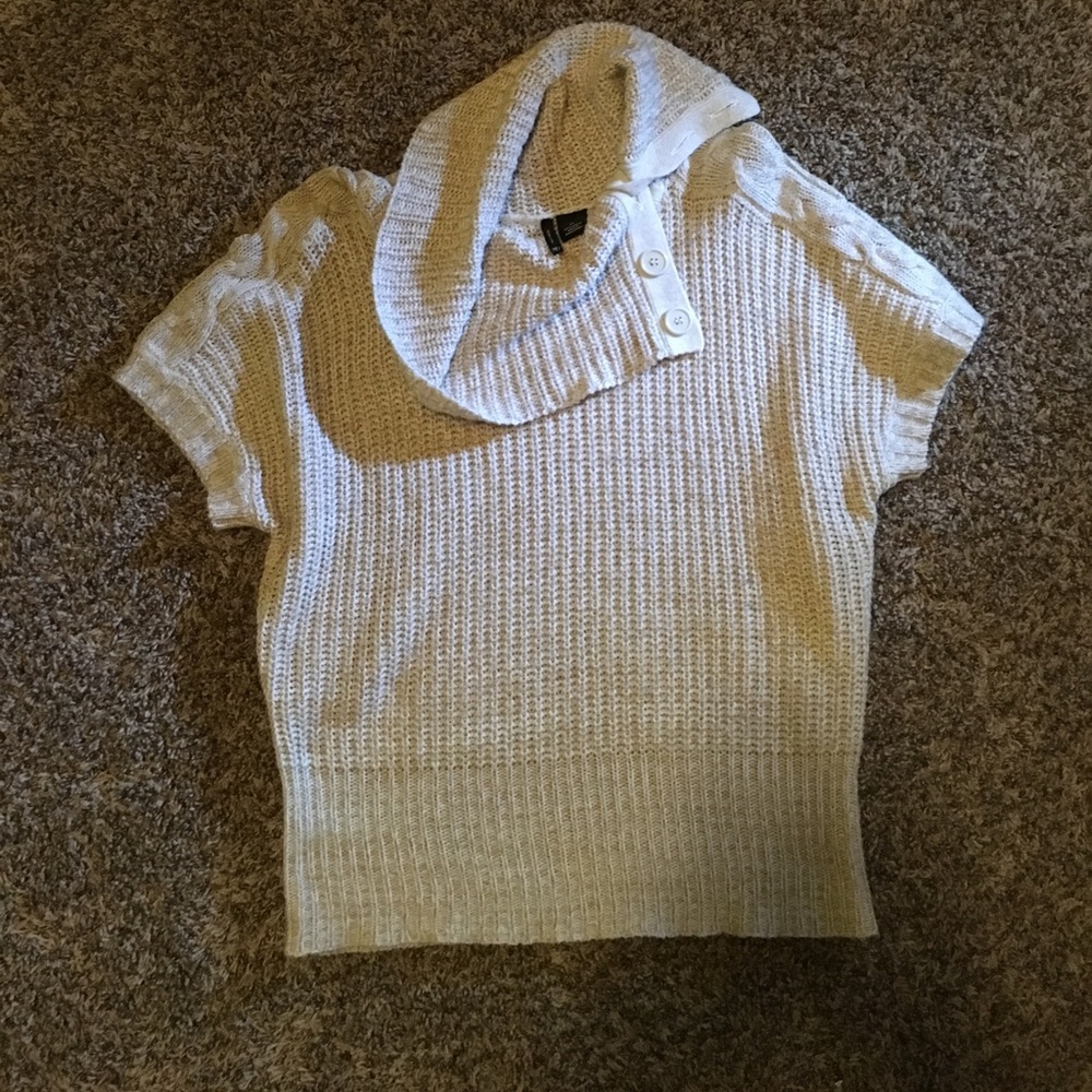 Short Sleeve Sweater Tunic