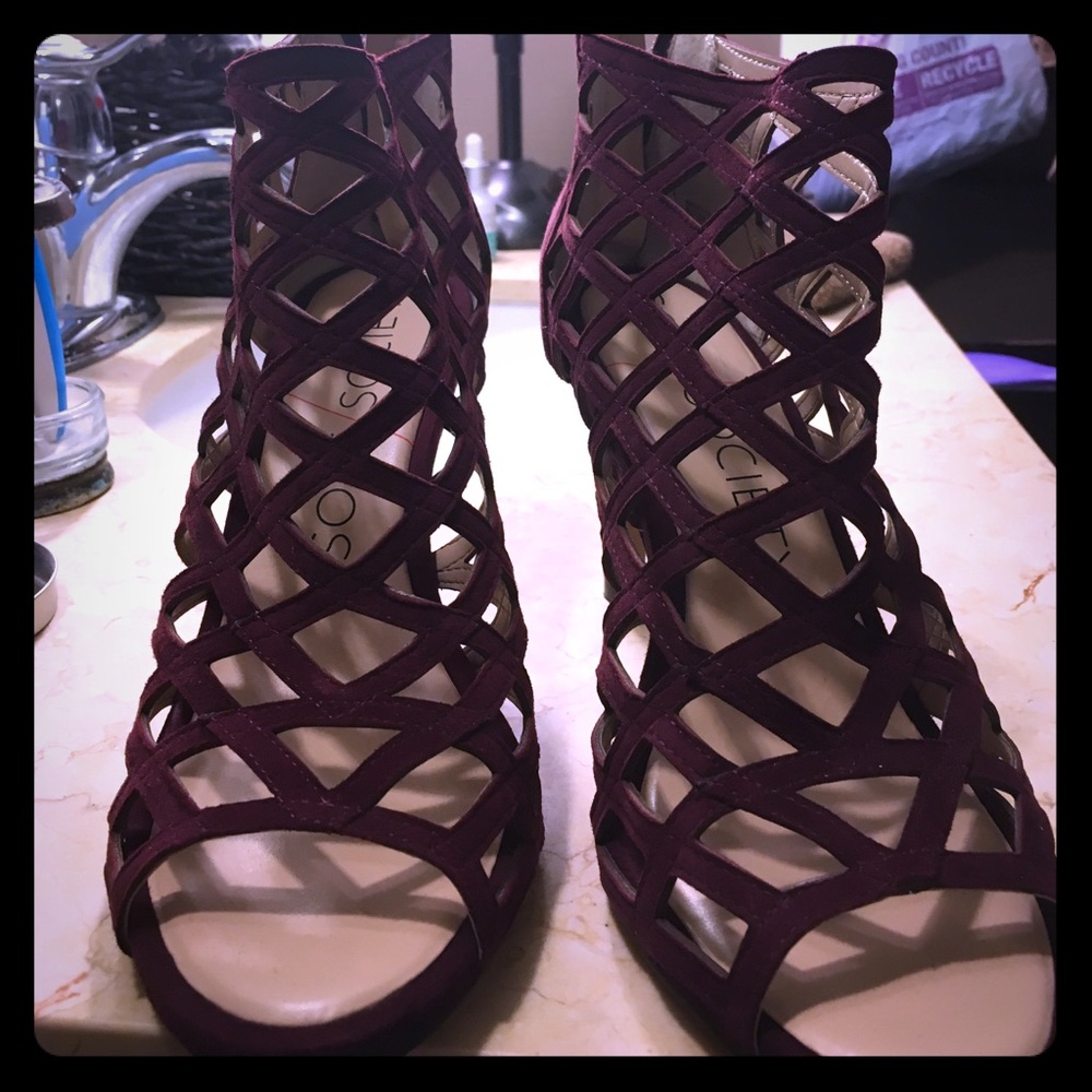 Sole society caged 3” bootie