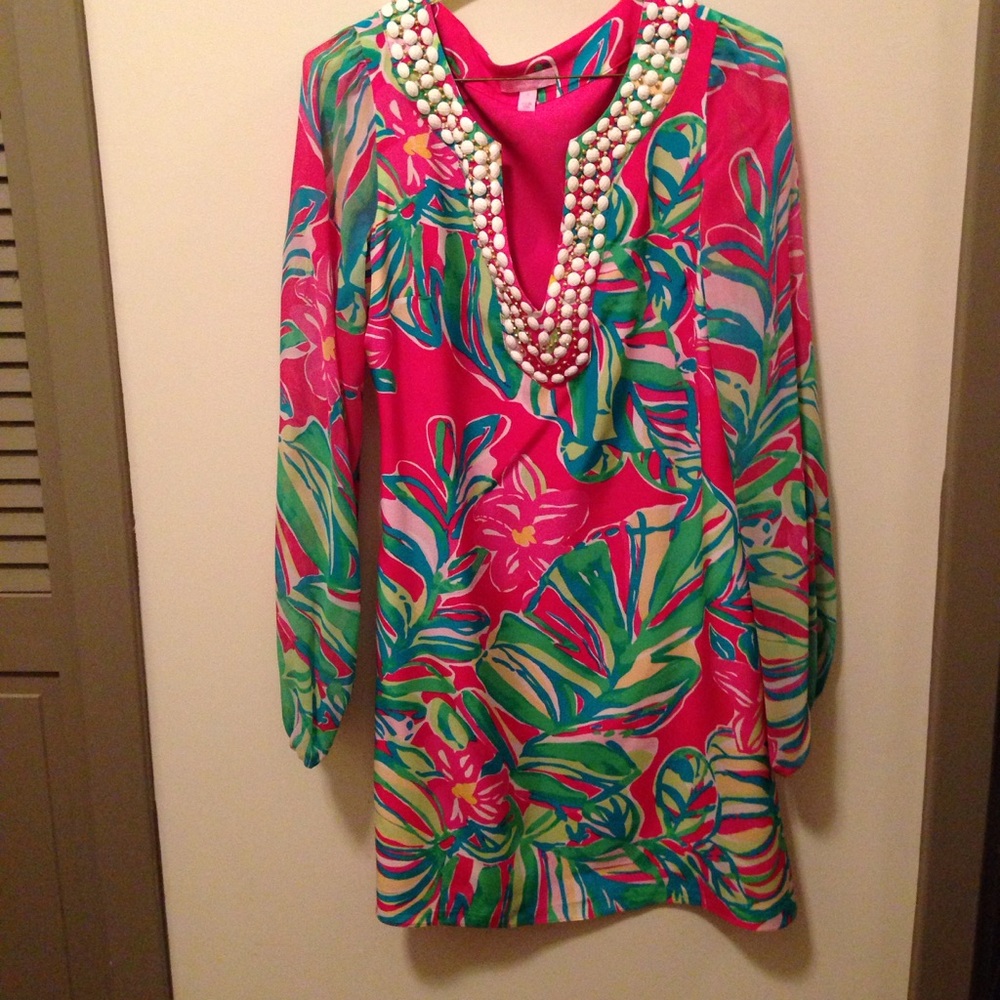 Lily Pulitzer Floral Bright Dress.